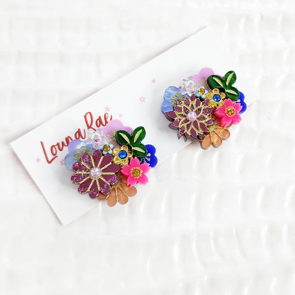 Ayaka Stud Earrings - 006