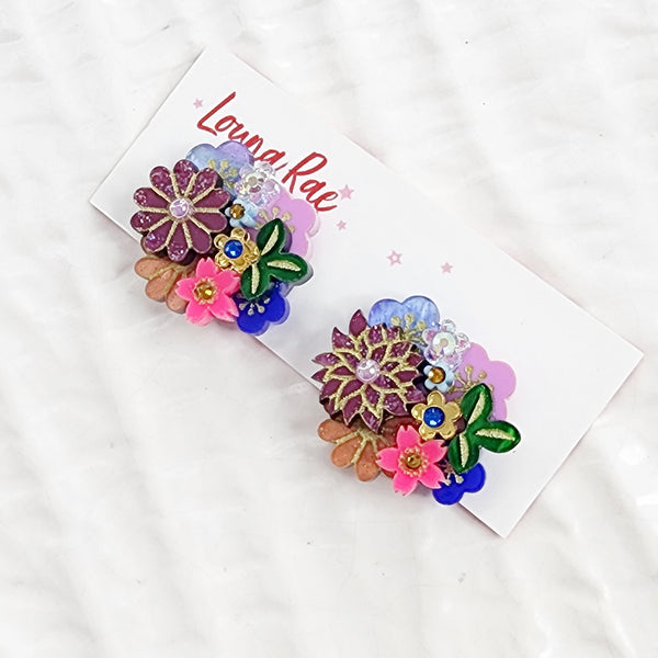 Ayaka Stud Earrings - 006