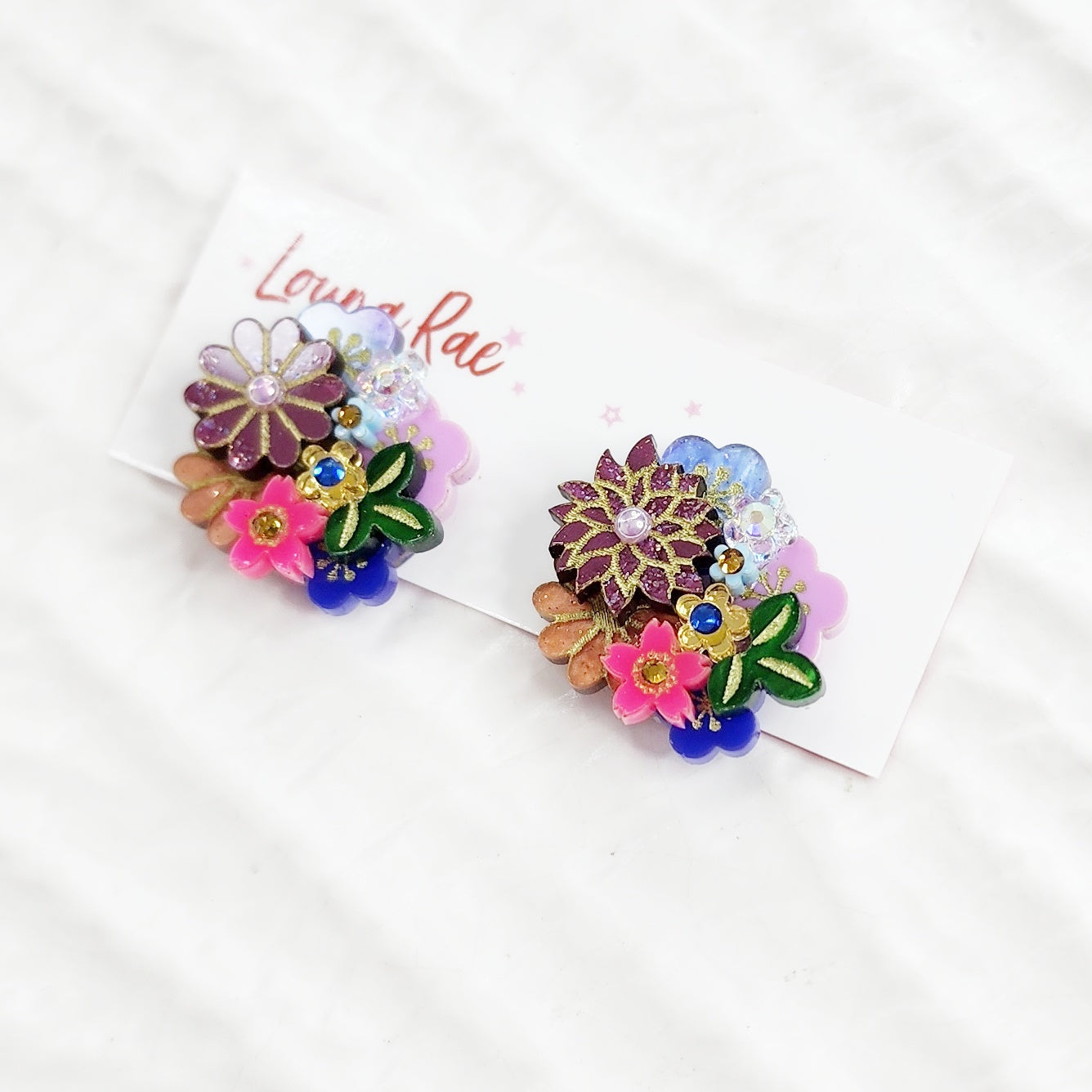 Ayaka Stud Earrings - 006