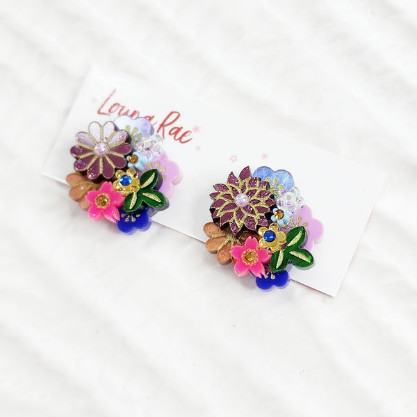 Ayaka Stud Earrings - 006