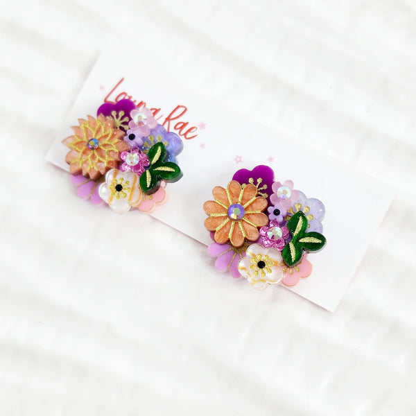 Ayaka Stud Earrings - 008
