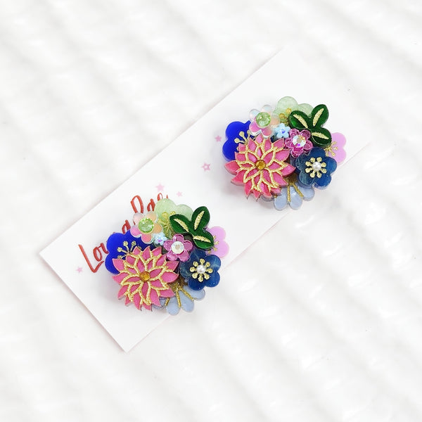 Ayaka Stud Earrings - 010