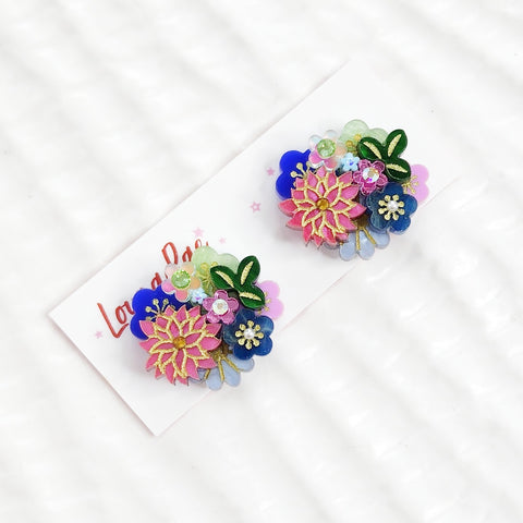Ayaka Stud Earrings - 010