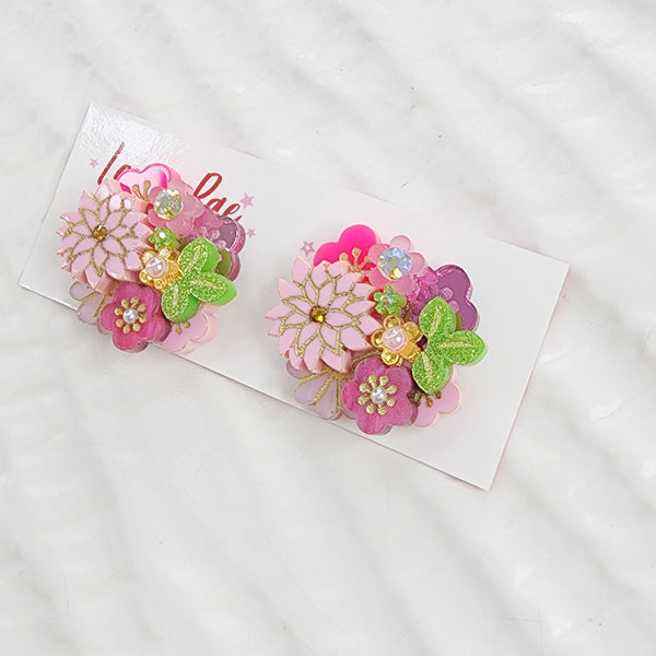 Ayaka Stud Earrings - 011