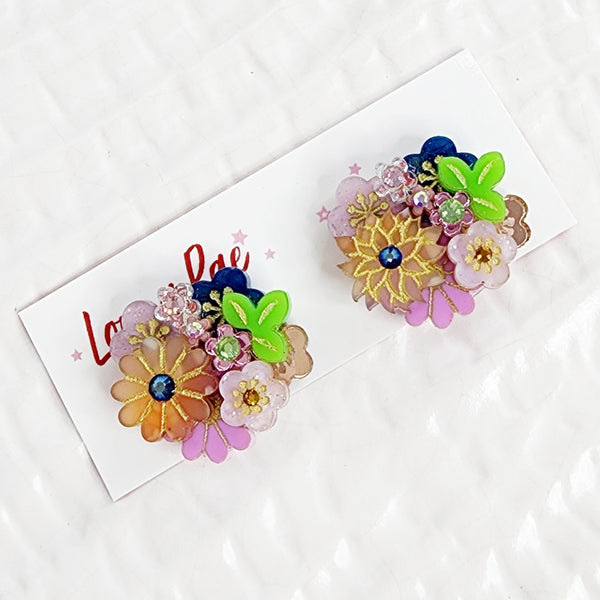 Ayaka Stud Earrings - 019