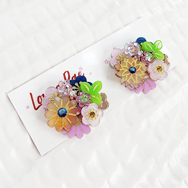 Ayaka Stud Earrings - 019