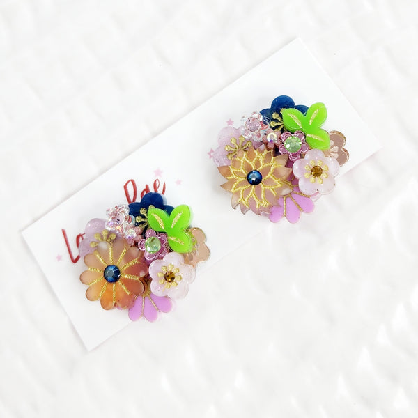 Ayaka Stud Earrings - 019