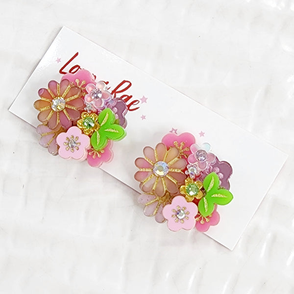 Ayaka Stud Earrings - 017