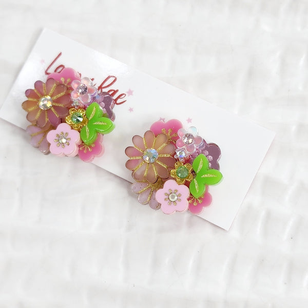Ayaka Stud Earrings - 017
