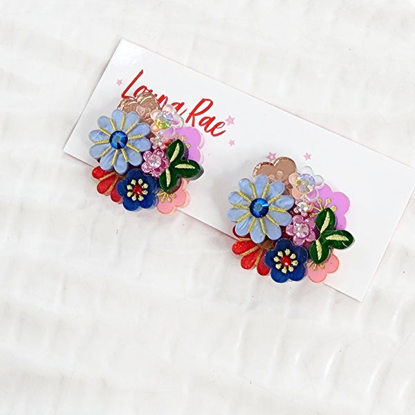 Ayaka Stud Earrings - 016