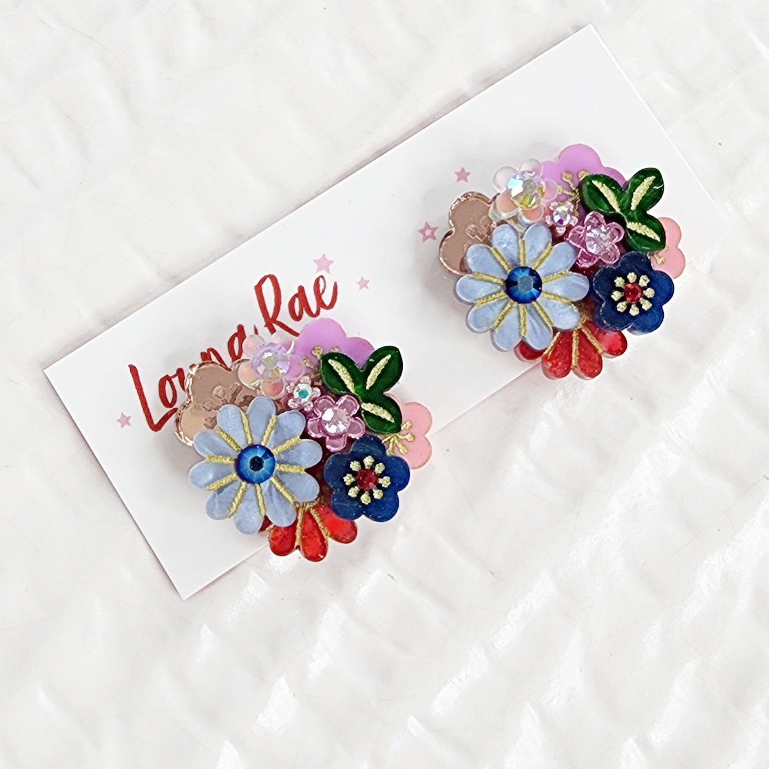 Ayaka Stud Earrings - 016