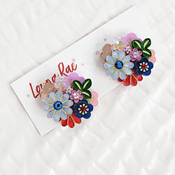 Ayaka Stud Earrings - 016