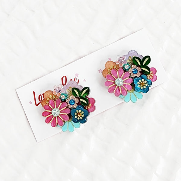 Ayaka Stud Earrings - 015