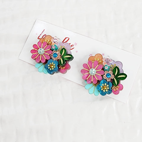 Ayaka Stud Earrings - 015