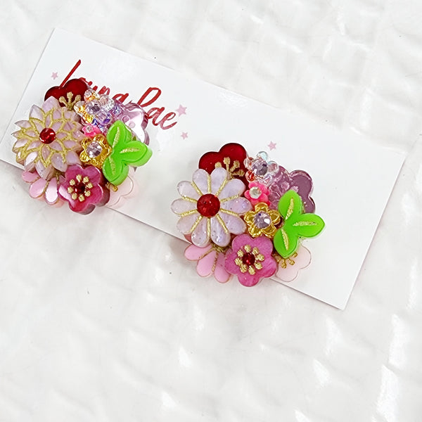 Ayaka Stud Earrings - 012