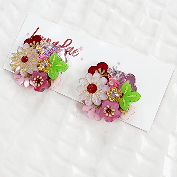 Ayaka Stud Earrings - 012