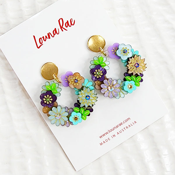Ayaka Dangle Earrings - 010