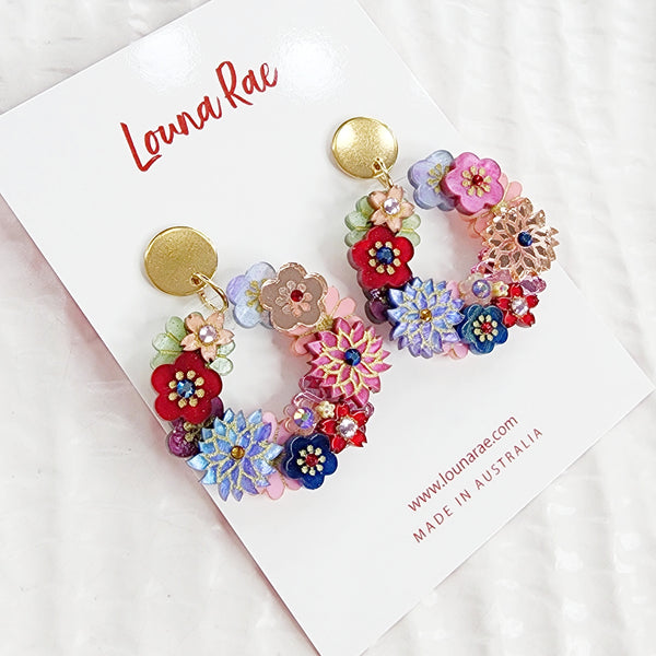 Ayaka Dangle Earrings - 013