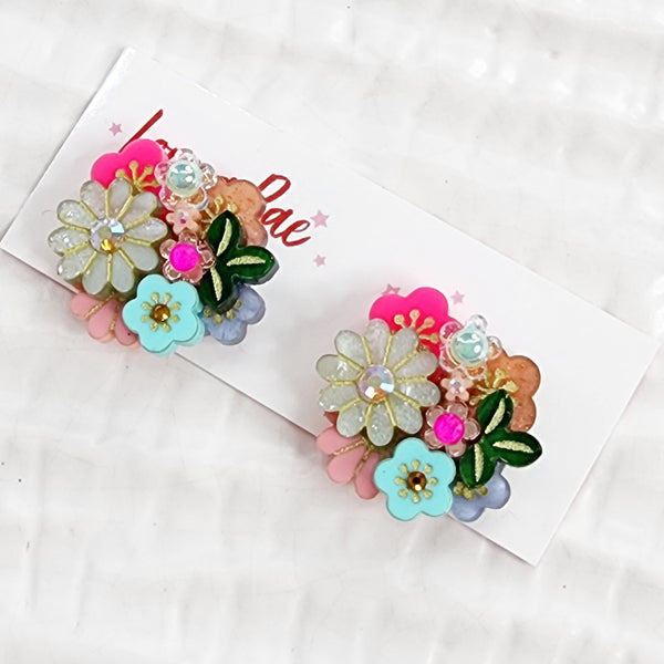 Ayaka Stud Earrings - 020