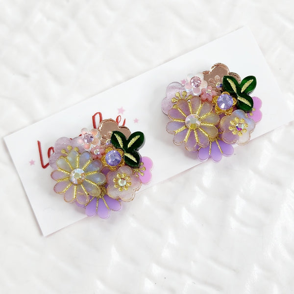 Ayaka Stud Earrings - 021