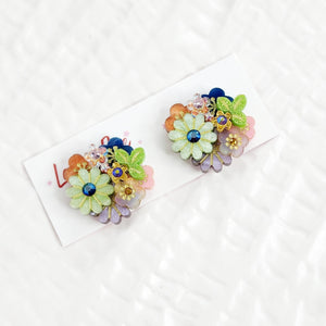 Ayaka Stud Earrings - 022