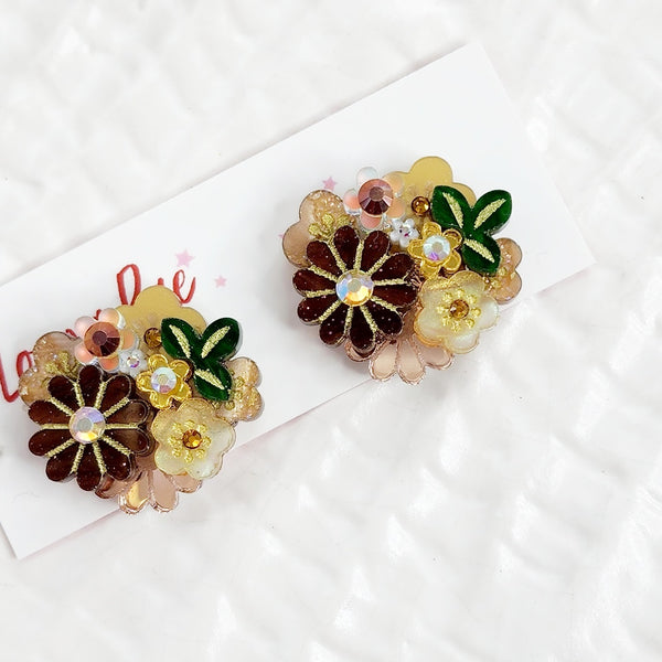Ayaka Stud Earrings - 023