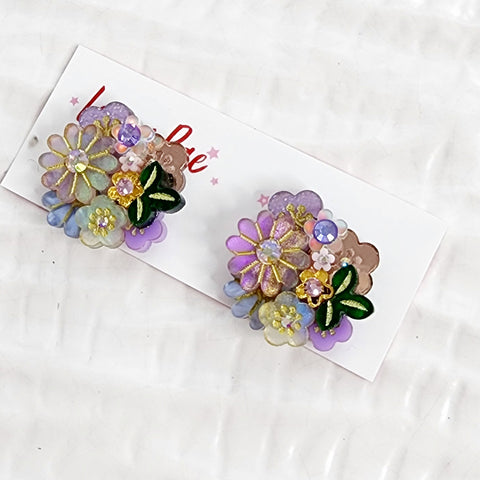 Ayaka Stud Earrings - 024