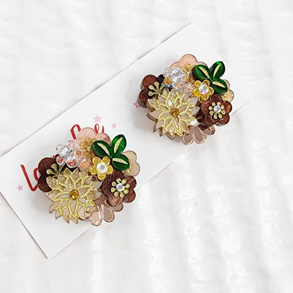 Ayaka Stud Earrings - 025