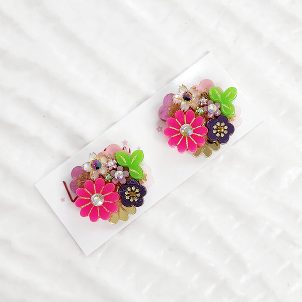 Ayaka Stud Earrings - 026