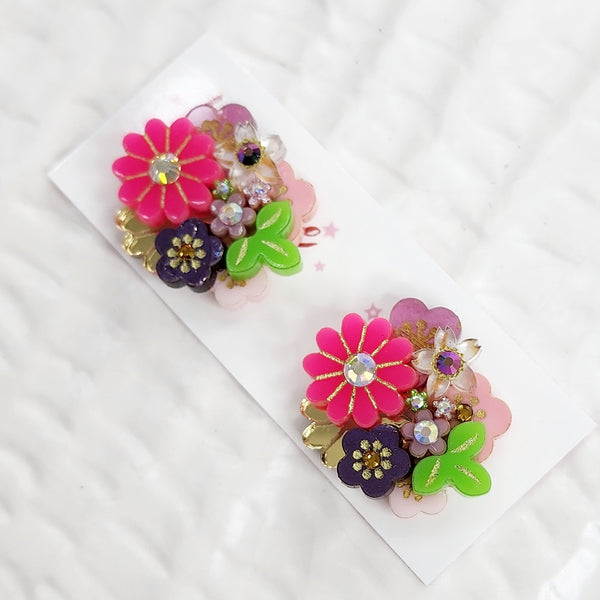 Ayaka Stud Earrings - 026