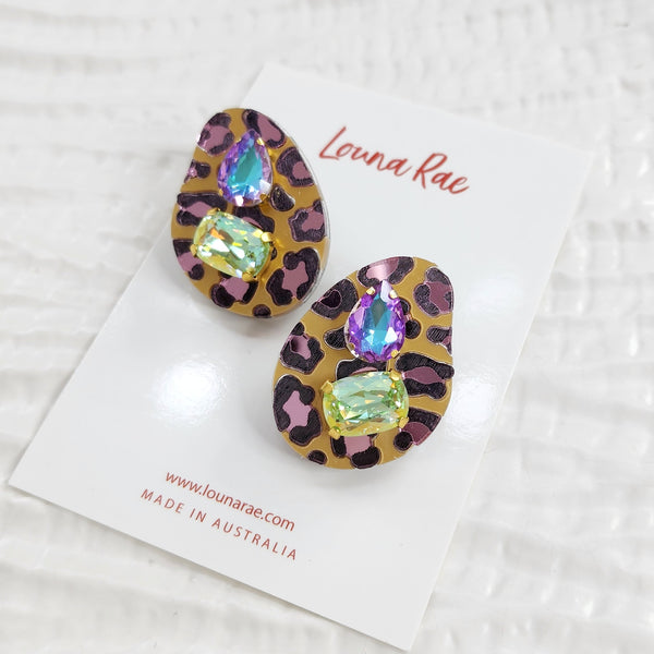 Sable Stud Earrings - 001