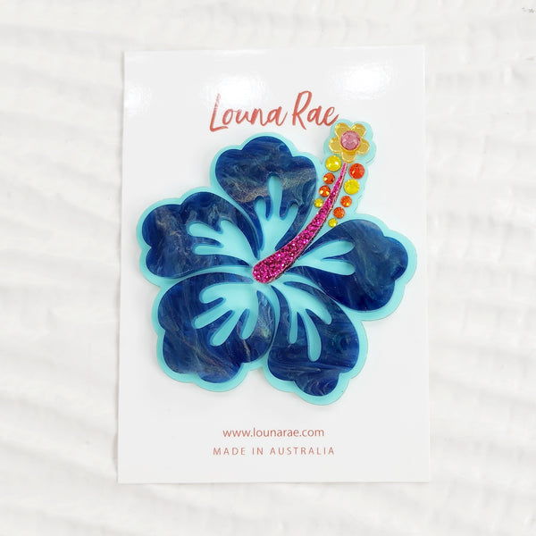 Hibiscus Brooch - 002
