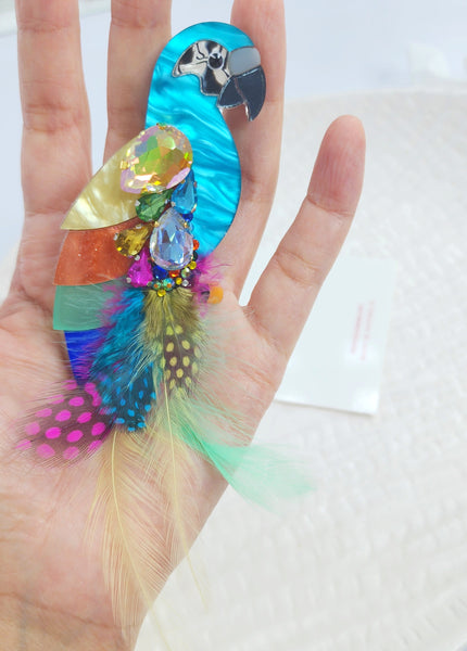 Parrot Brooch