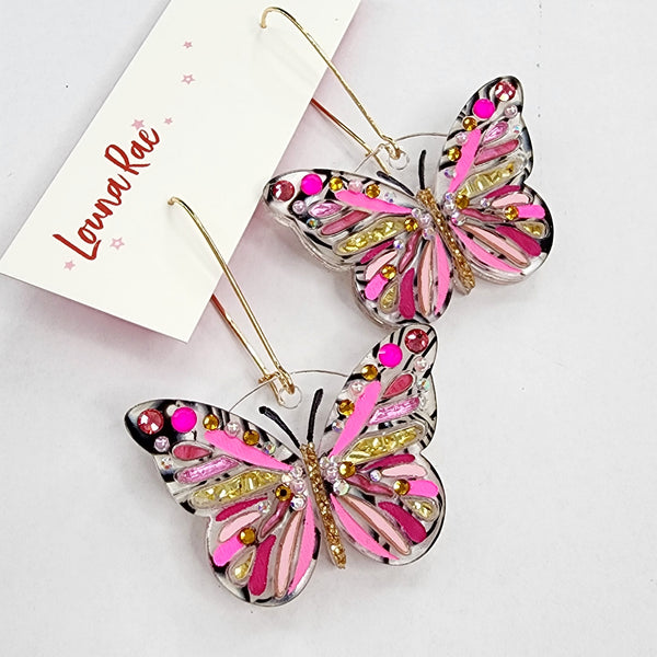 Butterfly Dangle Earrings