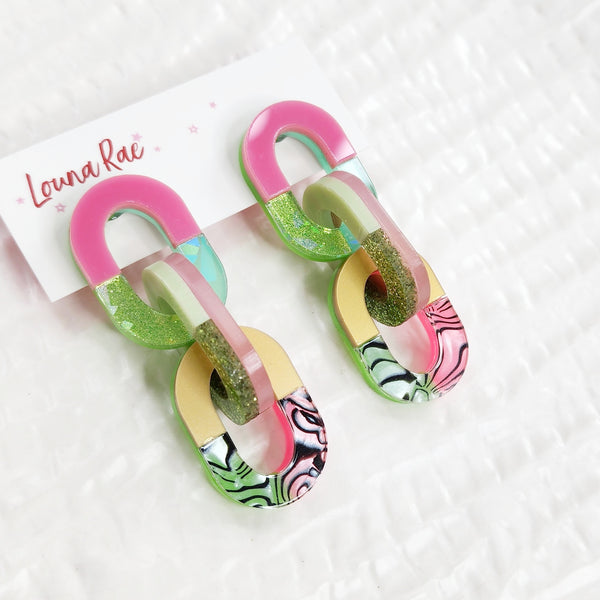 Catena Dangle Earrings - 001