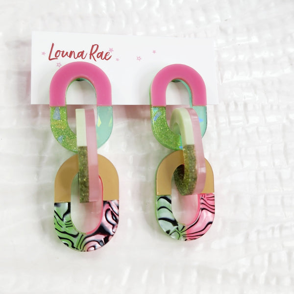 Catena Dangle Earrings - 001