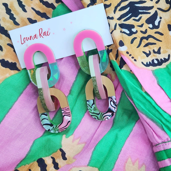 Catena Dangle Earrings - 001