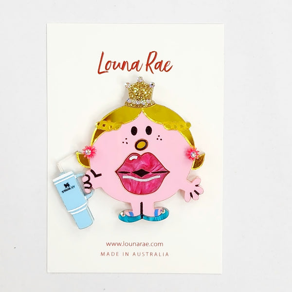Lil Miss Loves Lip Filler Brooch