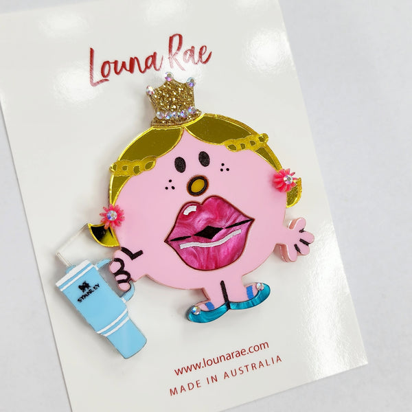 Lil Miss Loves Lip Filler Brooch
