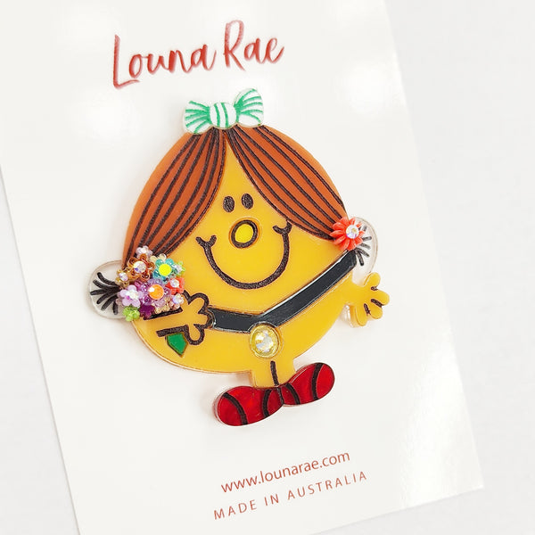 Lil Miss Loves Winning Medal Brooch