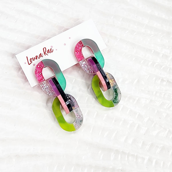 Catena Dangle Earrings - 008
