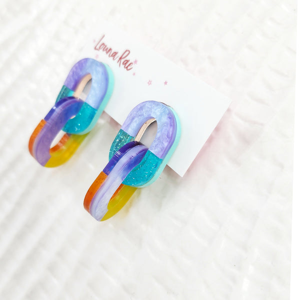 Catena Dangle Earrings - 015