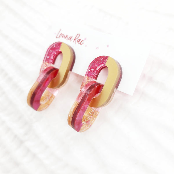 Catena Dangle Earrings - 016