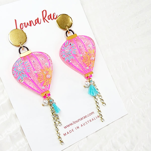 Lantern Dangle Earrings - 002