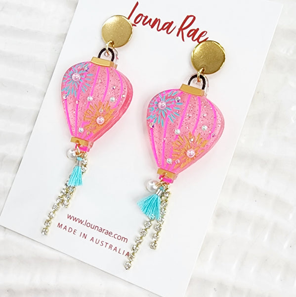 Lantern Dangle Earrings - 002
