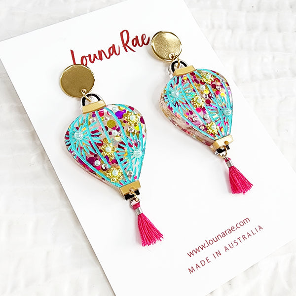 Lantern Dangle Earrings - 003