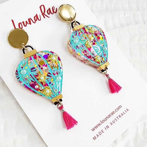 Lantern Dangle Earrings - 003