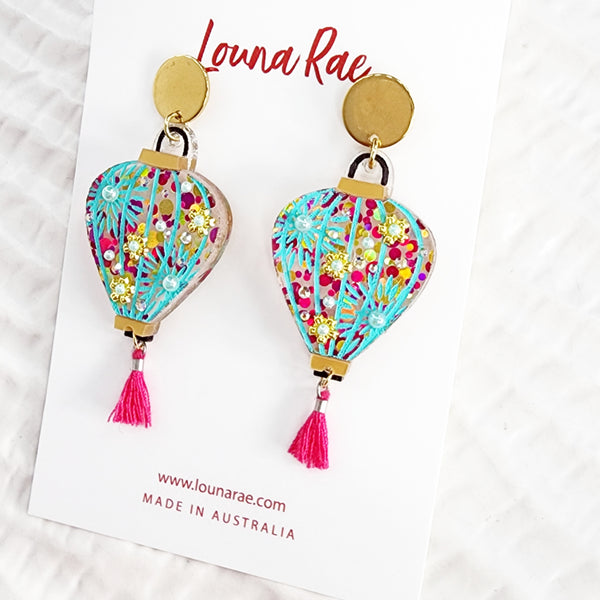 Lantern Dangle Earrings - 003