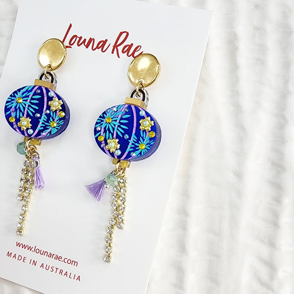 Lantern Dangle Earrings - 004