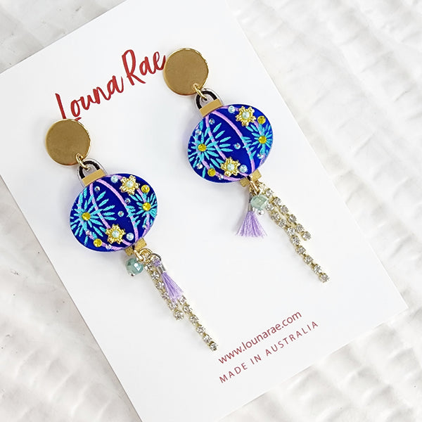 Lantern Dangle Earrings - 004